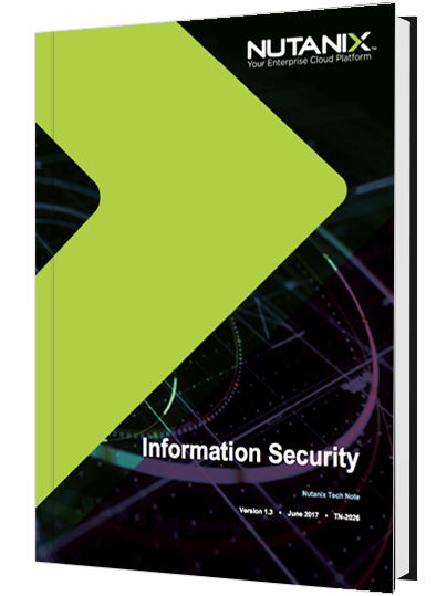Information Security with Nutanix