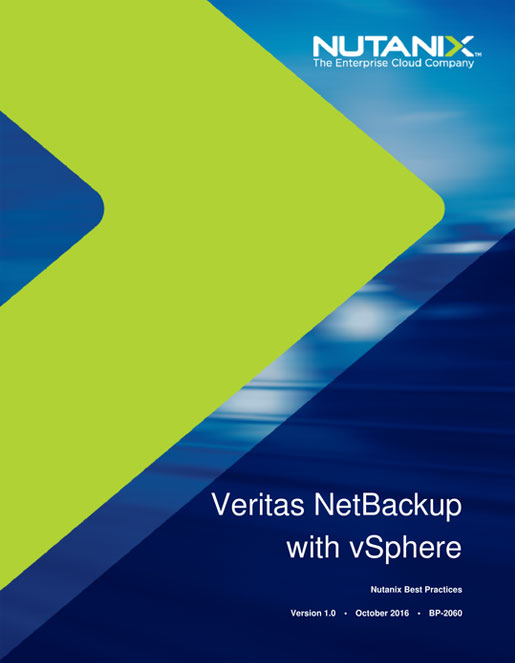Veritas NetBackup vSphere | Best Practices